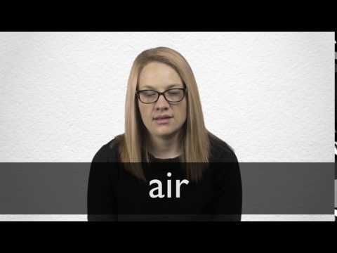 How to pronounce AIR in British English