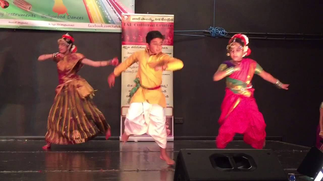 Kavya and aniketh folk dance  mama Bangaru mama