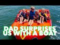 Dad SURPRISES Family With a Boat