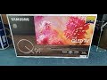 Samsung 2018 Q9 QLED QE55Q9FNAT Quick Unbox, Setup with Demo
