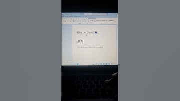 Clapper board 🎬 icon in MS Word #2025 #computer #msword #microsoft #excel