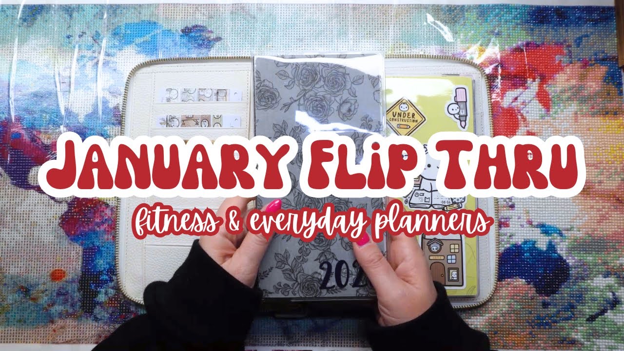 Январский обзор | Планер для фитнеса и ежедневник | Hobonichi Cousin и Sterling Ink N1