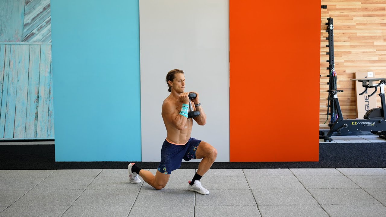 DB Goblet Reverse Lunge - YouTube