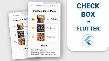 How to create Checkboxes in a Flutter app 📱💻 Checkbox Widget Tutorial