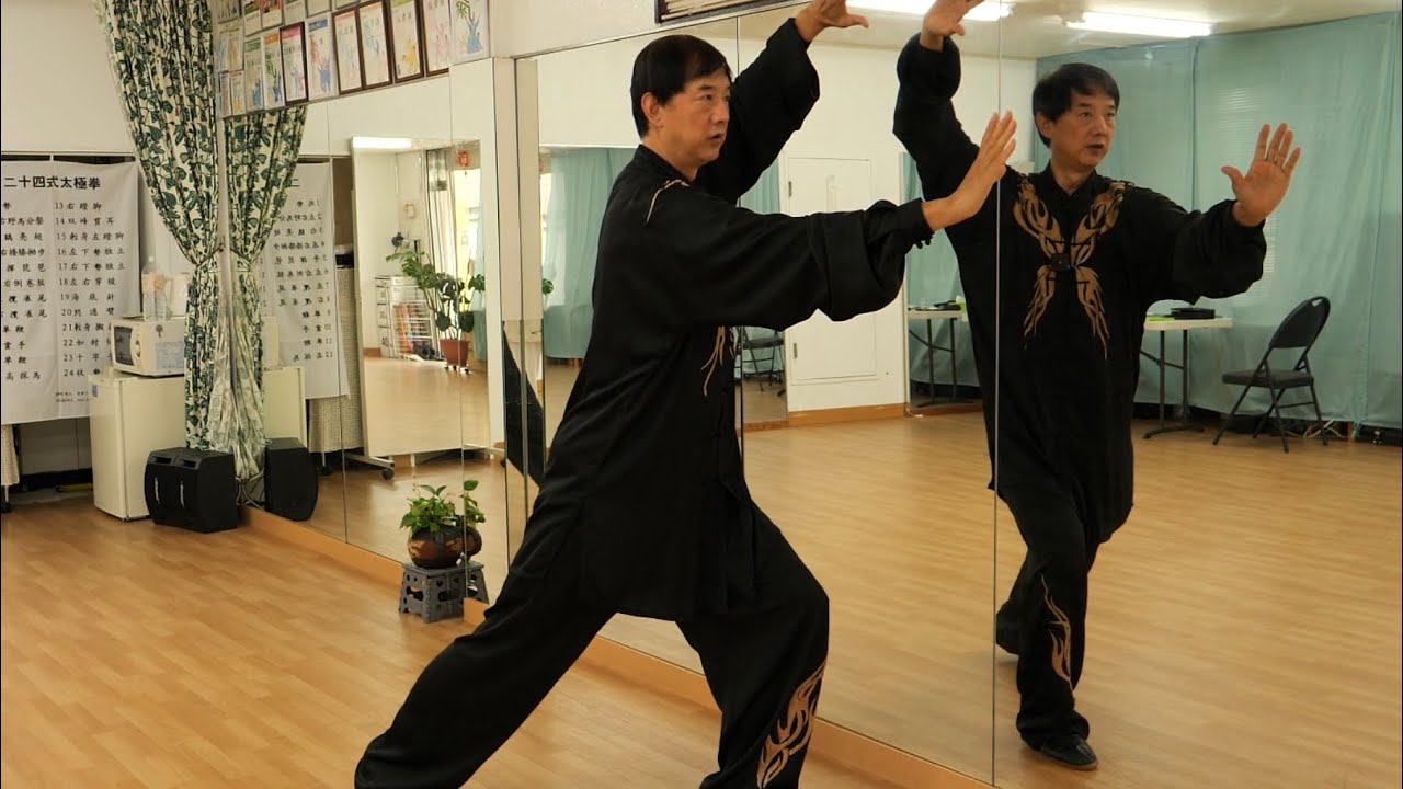 跟我練】24式太極拳 第18〜 20式【夏休み特訓】8-⑦ - YouTube