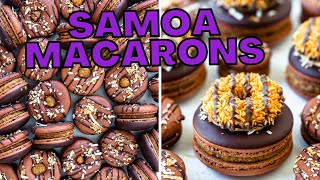 Samoa Macarons