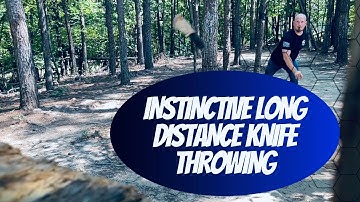 Instinctive Long Distance No Spin/Half Spin Knife Throwing Demo