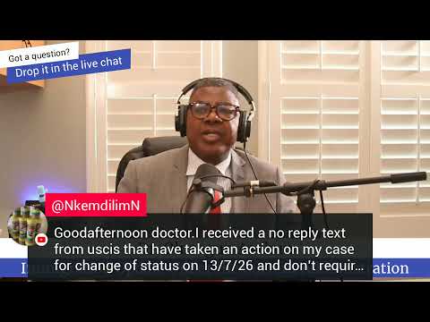 Dr. Olu Asekun - Immigration Update Under the Current Administration PART 73