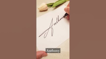 #anthony #signature #firma