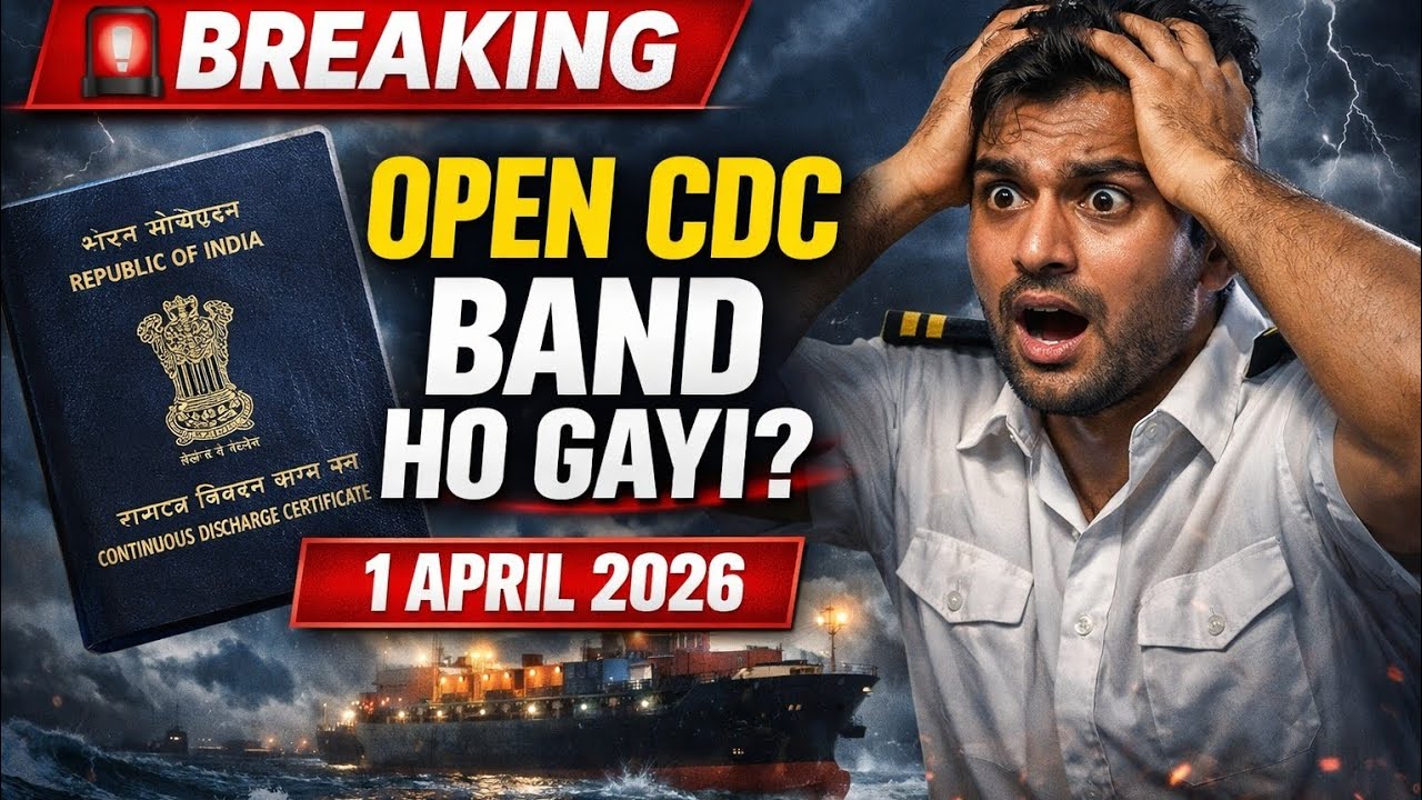 Open CDC Band Ho Gayi? DG Shipping New Rule 2026 Explained