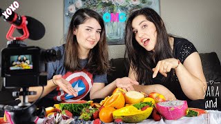 Trying exotic fruits challenge | تاقیکردنەوەی میوەی جیاواز | Kurdish Vlog