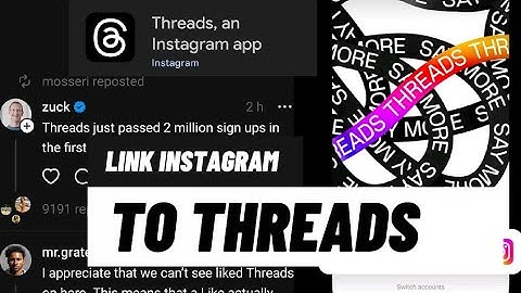 How to link Instagram threads to your Instagram account • How to login/sign up on instagram threads