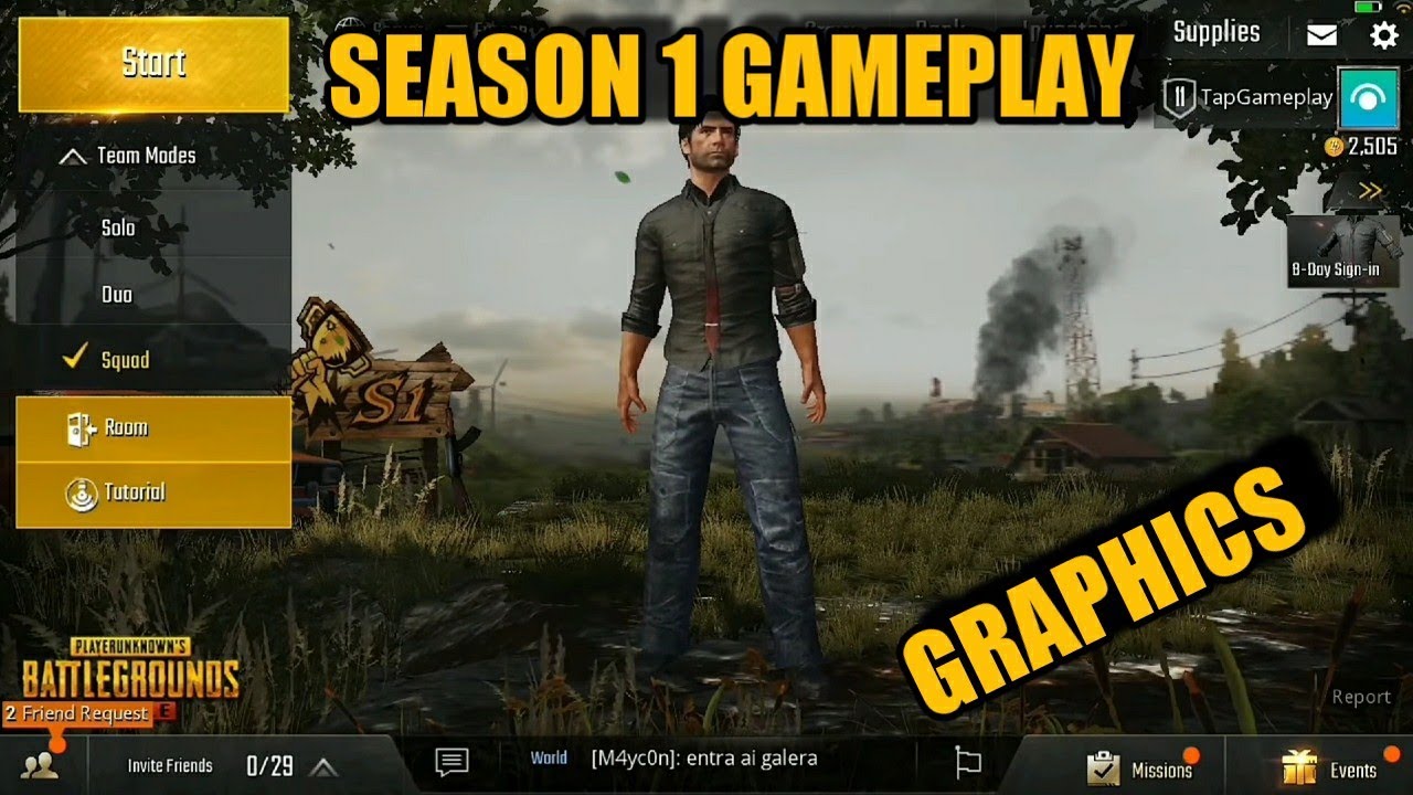  Pubg  Mobile SEASON  1  Gameplay How PUBG  started YouTube