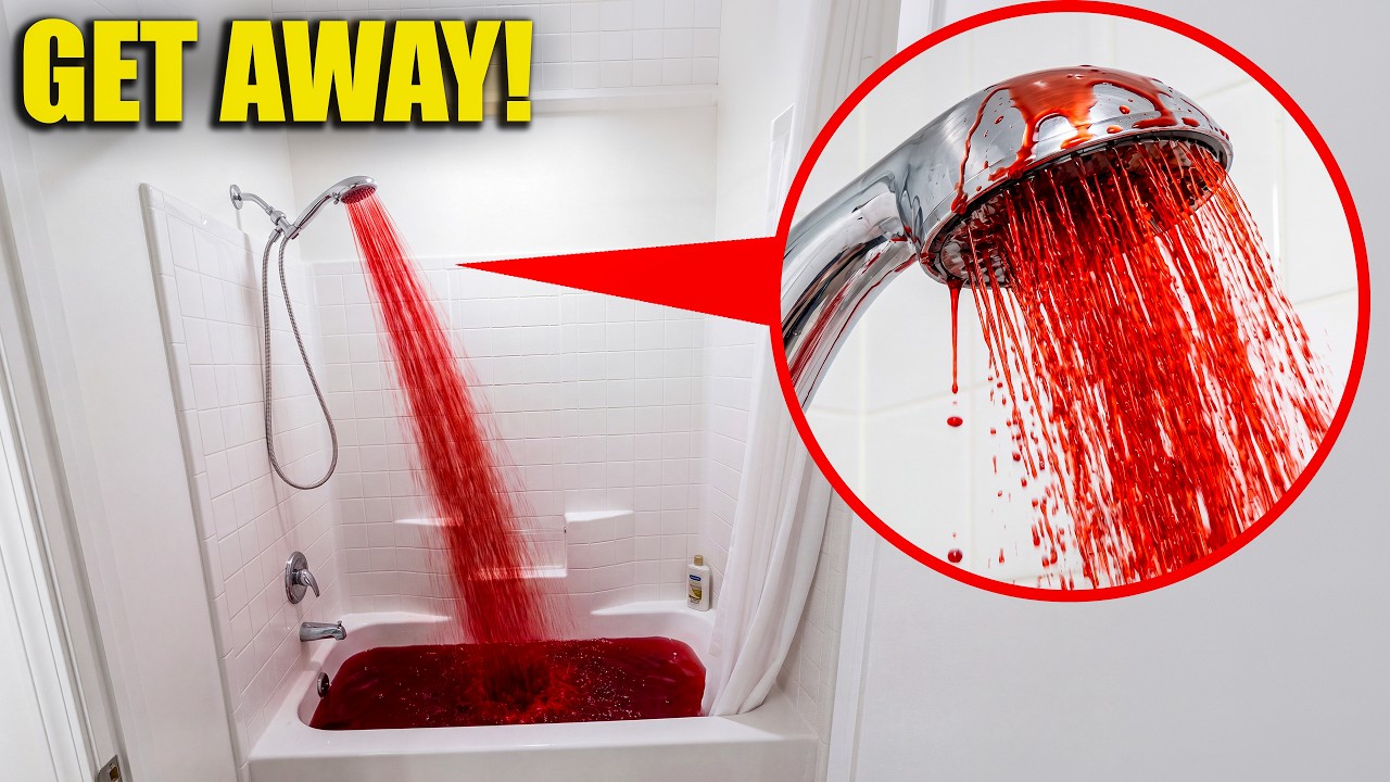 if you ever see a BLOODY SHOWER, GET AWAY FAST! (it's CURSED!)
