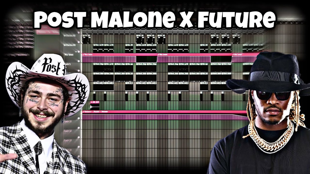 Making A HARD Future X Post Malone Type Beat In FL Studio! - YouTube