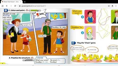 Smart Start 1 Theme 1:Hello! Lesson 2