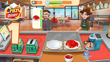 Crazy Diner | Cooking gameplay - Part 1
