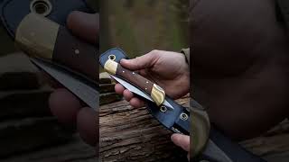 Pure Craftsmanship: Handcrafted Folding Knife 🔪✨ #Shorts #EDC