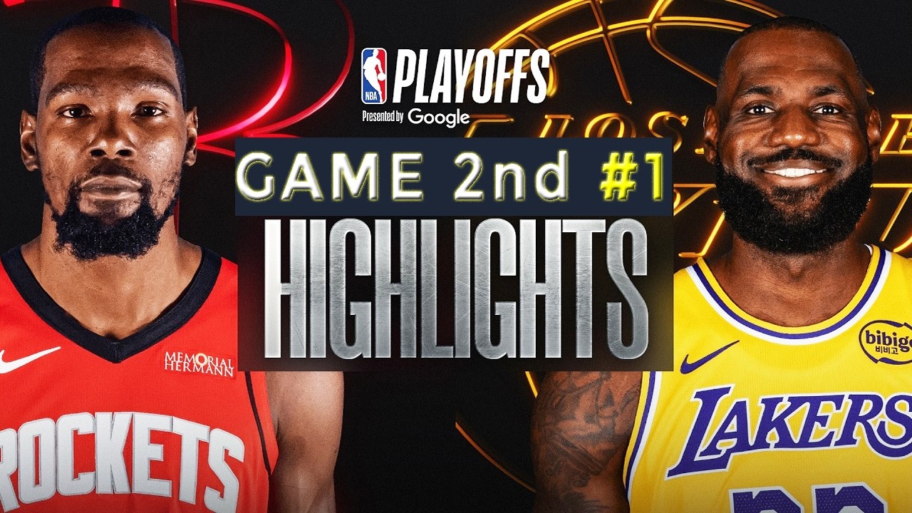 Los Angeles Lakers vs Houston Rockets Highlights - Game 2nd #1 - May 1 ...
