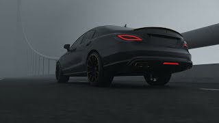 Mercedes CLS on the bridge. Animated in Blender and render cycles. 
