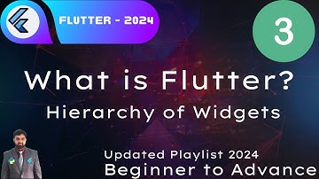 Flutter Tutorial in Urdu/Hindi [2024] | Hierarchy of Widgets