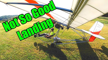 Bad Landing In the Quicksilver Ultralight