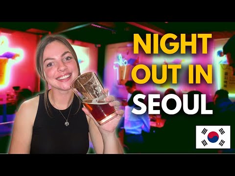 Trying KOREAN street food & Seoul nightlife (Itaewon, Myeongdong & Euljiro) 🇰🇷 | 서울 브이로그