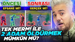 TEK MERMİ İLE 2 ADAM ÖLDÜRMEK MÜMKÜN MÜ? PUBG Mobile Efsane Mi Gerçek Mi? | Egoist Pati