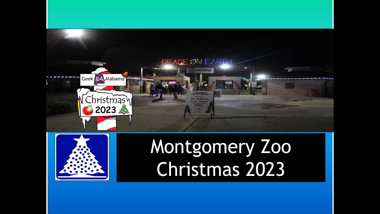 Montgomery Zoo Christmas Lights Festival 2023 YouTube