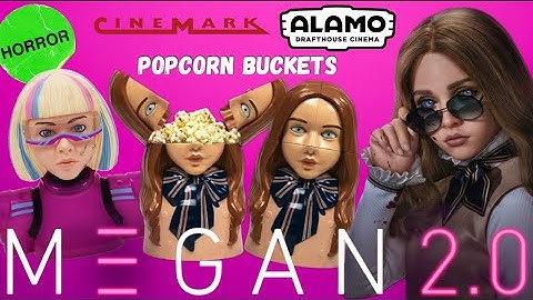 M3GAN 2.0 POPCORN BUCKETS BY CINEMARK & ALAMO DRAFT HOUSE!!