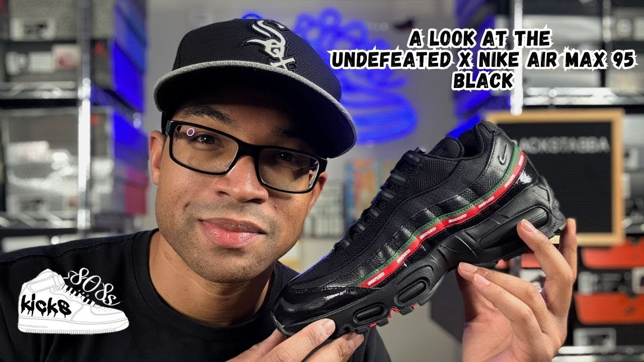 Undefeated Nike Air Max 95 Black - YouTube