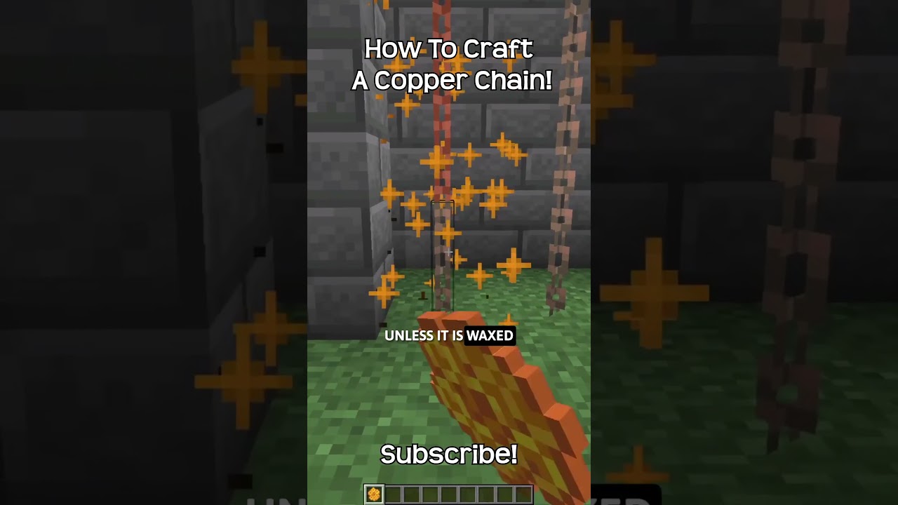 How To Craft A Copper Chain In Minecraft?!