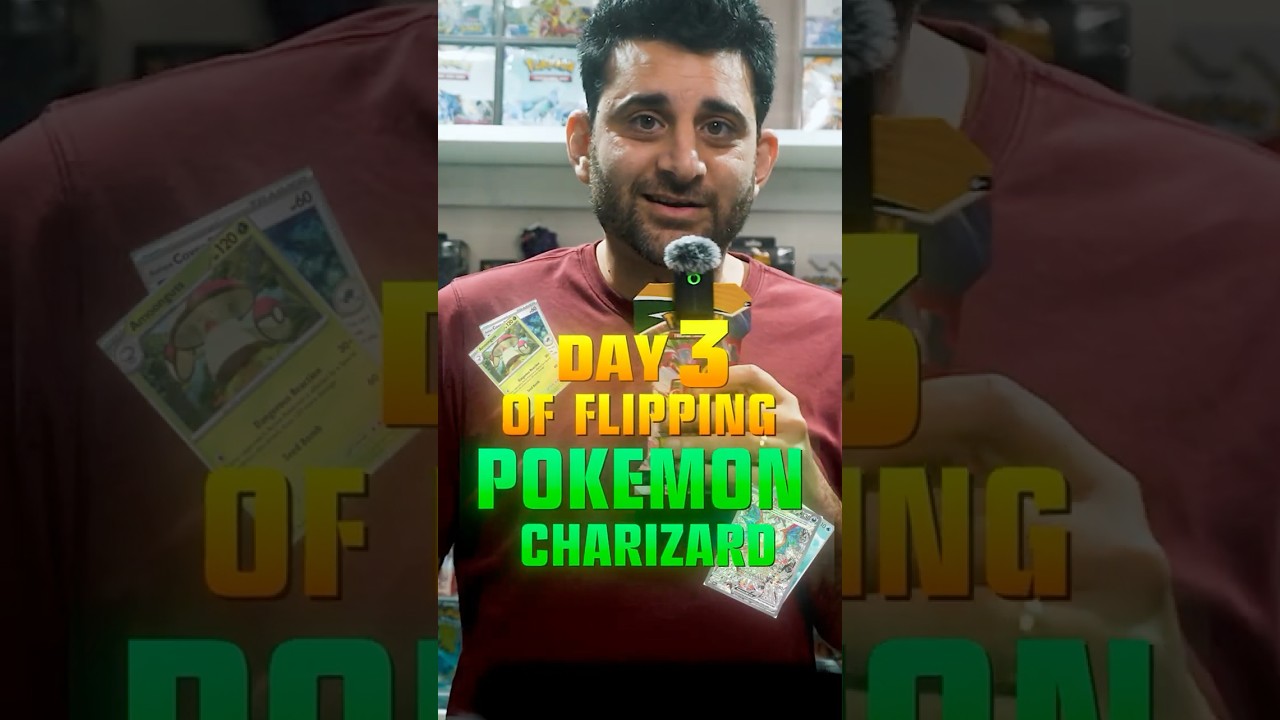 Day 3 Flipping Pokemon Cards for the Red Victini - How much can we make? #pokemon #pokemoncards
