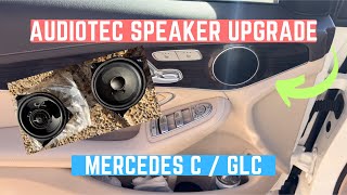 Upgrade Mercedes GLC300 / C300 Speakers - Door Panel Removal & Install Guide