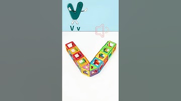 Get ready for a hilarious journey of letter V recognition and phonics with Condis Magnetic Blocks!