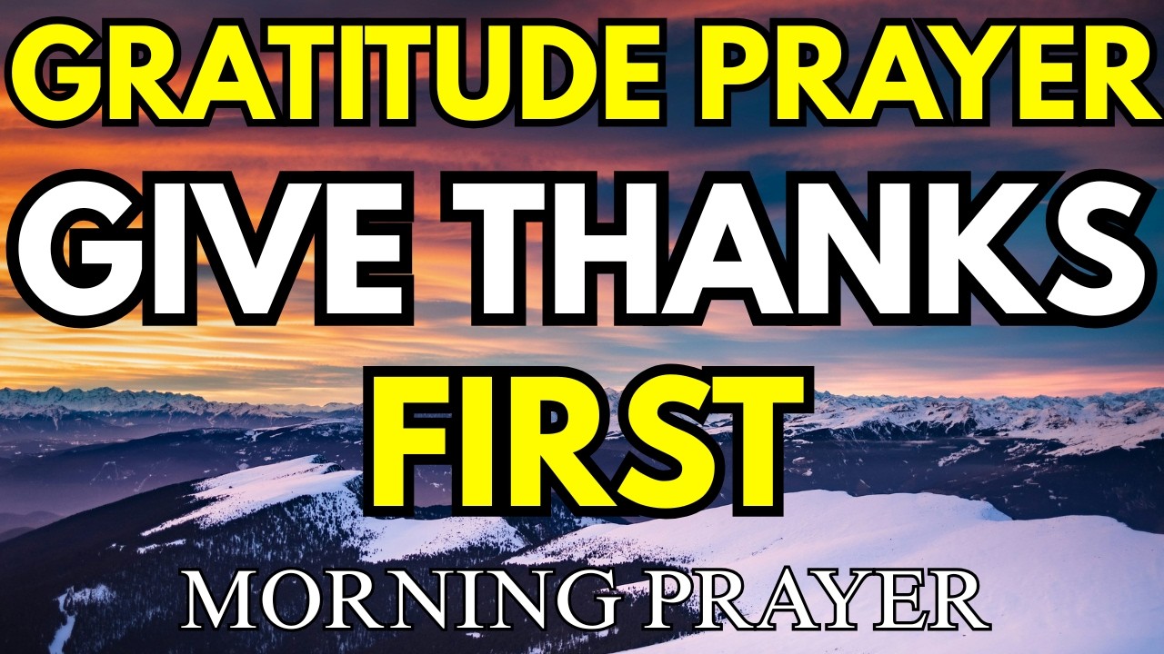Give Thanks to the Lord, for He Is Good” | Psalm 136:1 Morning Prayer of Gratitud