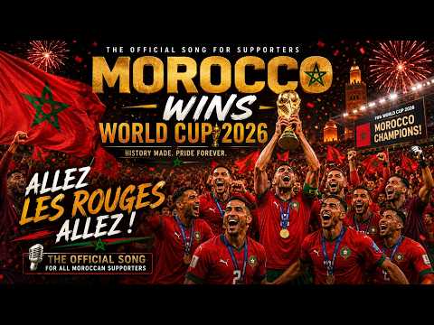 🇲🇦 ALLEZ LES ROUGES ALLEZ 🔥 Official Morocco World Cup 2026 Anthem