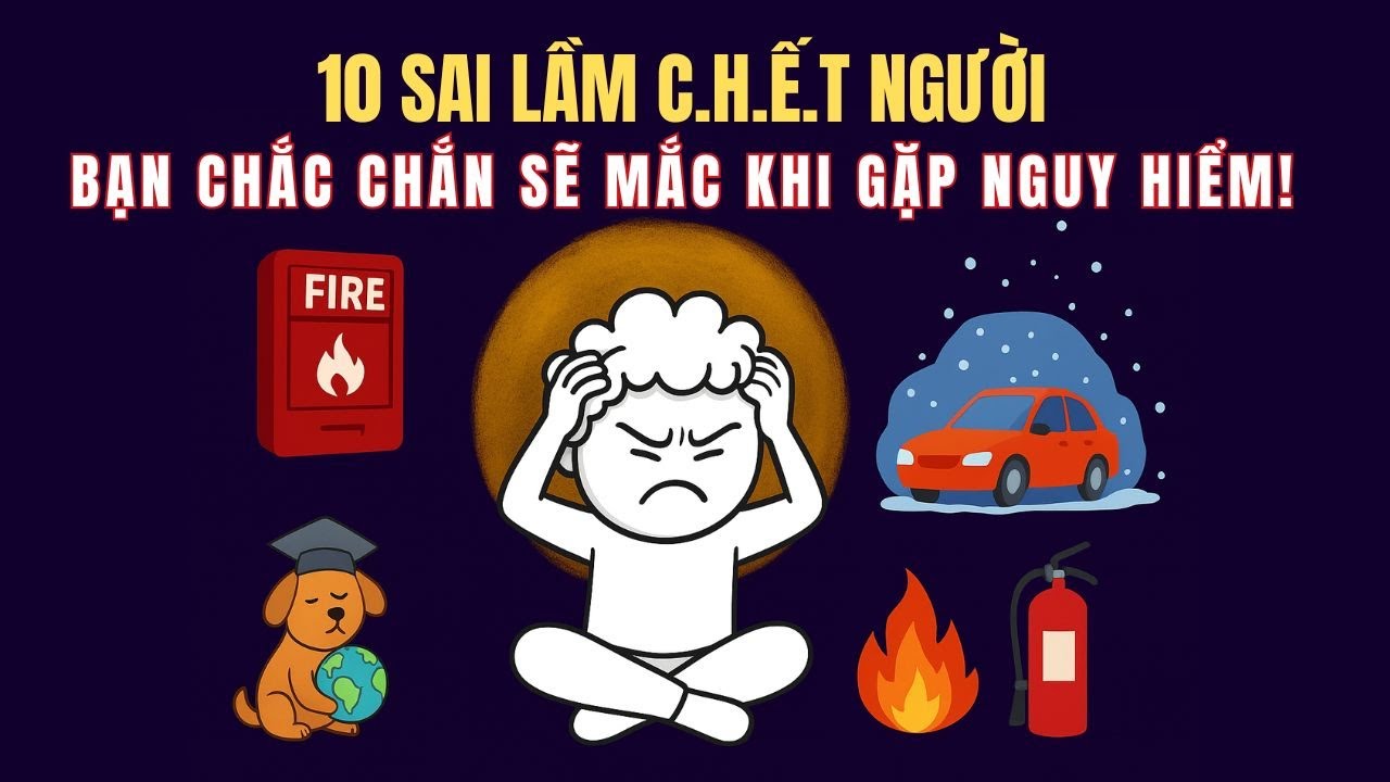 10 Sai Lầm C.h.ế.t Người Bạn Chắc Chắn Sẽ Mắc Khi Gặp Nguy Hiểm!