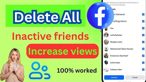 How to remove inactive friends on facebook 2025