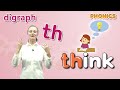 Digraph Th | Lesson 14 (th-θ) | 4 Step Phonics