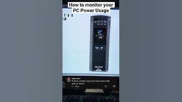How to monitor your PC Power Usage