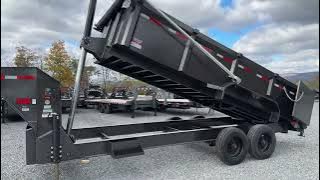 MAXX-D 7x16' DSX Gooseneck Dump Trailer