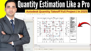 💼 Autodesk Quantity Takeoff Full Project | Learn Complete Quantity Estimation Like a Pro (2025)