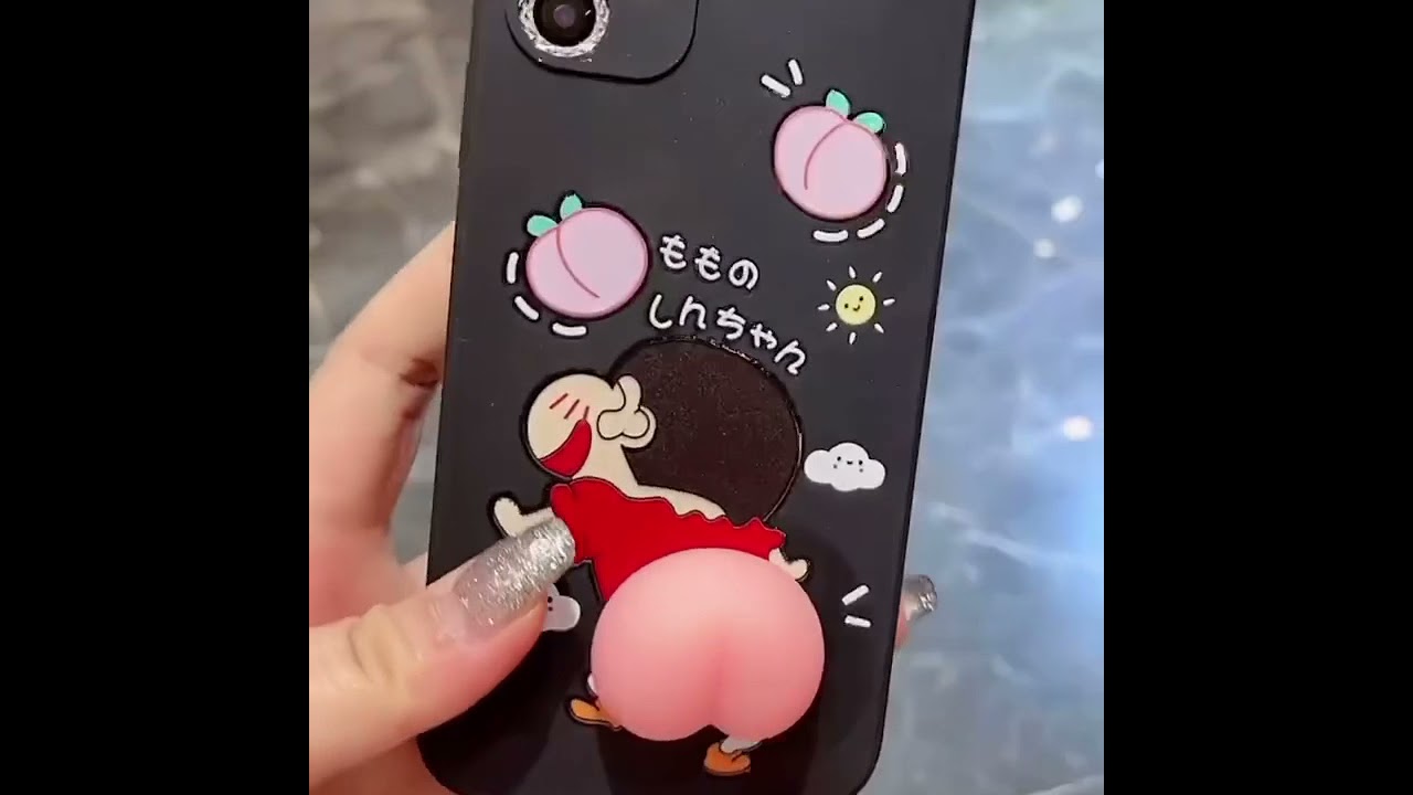 THREE-DIMENSIONAL PEACH IPHONE CASE