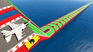 Fire Car vs Jet on the Craziest Ramp Ever - GTA 5 Online screenshot 4