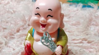 cute little  buddha monk statue#laughingbuddha