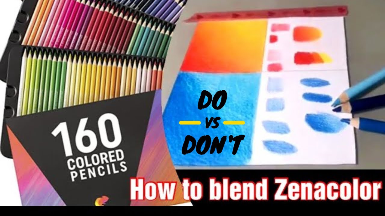 How to Blend with ZENACOLOR  Burnishing guide for beginners STEP