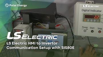LS Electric HMI to Invertor Communications Setup with SI580E | University of Automation