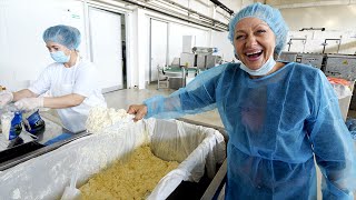 How CHEESE is Made in KOSOVO!! Cheese Factory Tour | Pristina, Kosovo