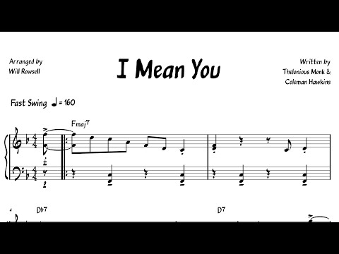I Mean You (Thelonious Monk/Coleman Hawkins)